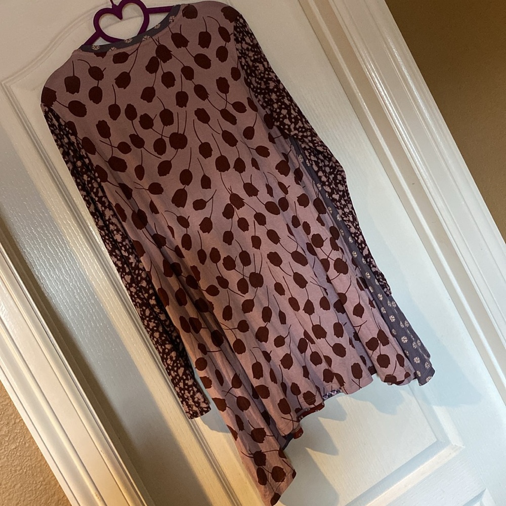 Logo Lori Goldstein Mixed-Patchwork-Print Boho Fl… - image 5